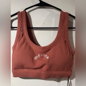 Darc Sport Ribbed Sports Bra - Mauve